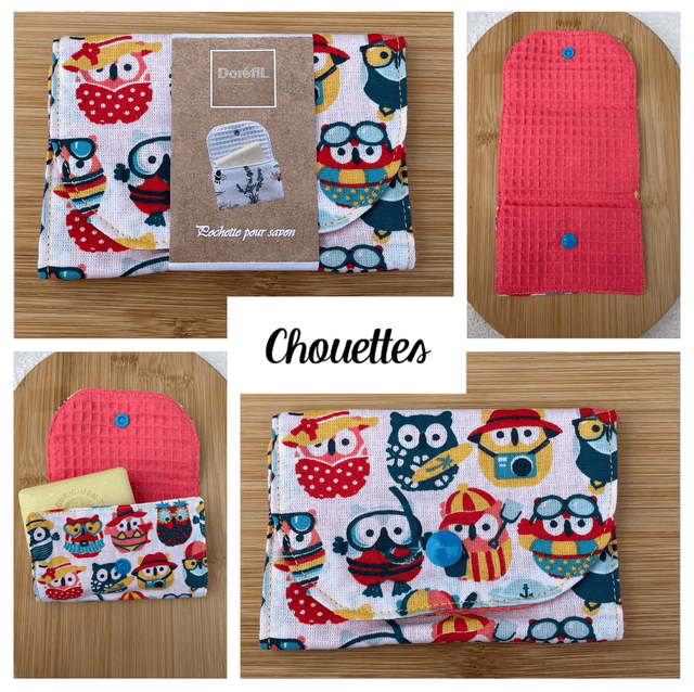 Pochette pour savon (rouge)