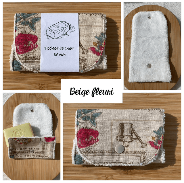 Pochette pour savon (beige)