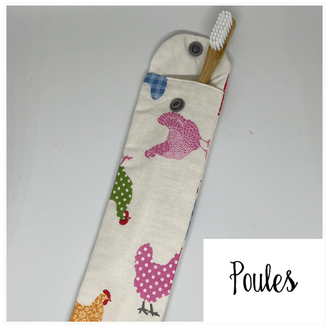 Pochette pour brosse à dents 