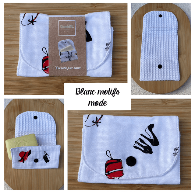Pochette pour savon (rouge)