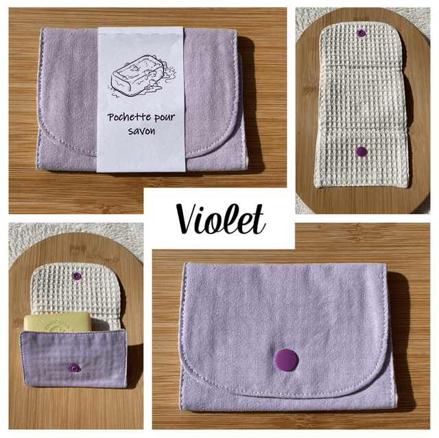Pochette pour savon (violet)