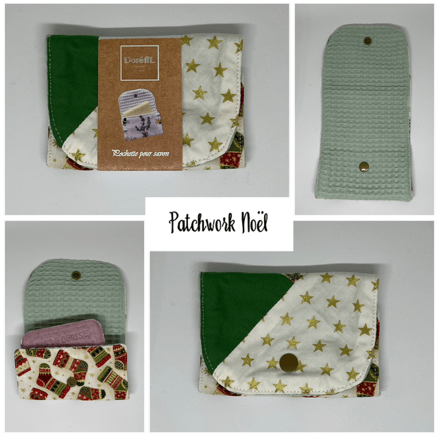Pochette pour savon (Noël)