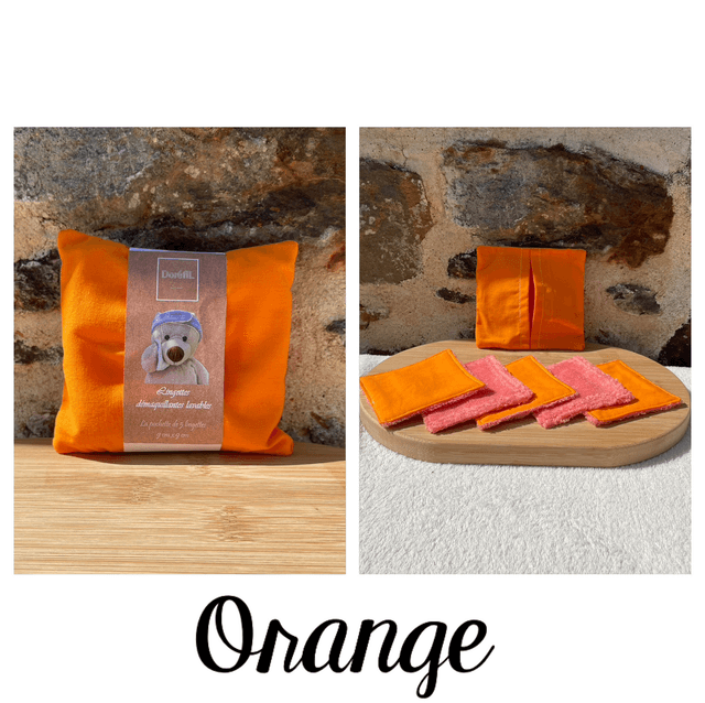 Lingettes démaquillantes lavables (vert)
