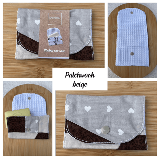 Pochette pour savon (beige)