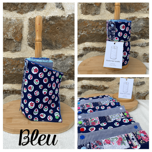 Essuie-tout lavable 10 feuilles