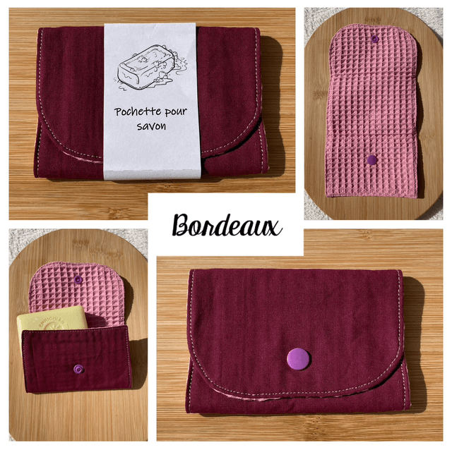 Pochette pour savon (rouge)