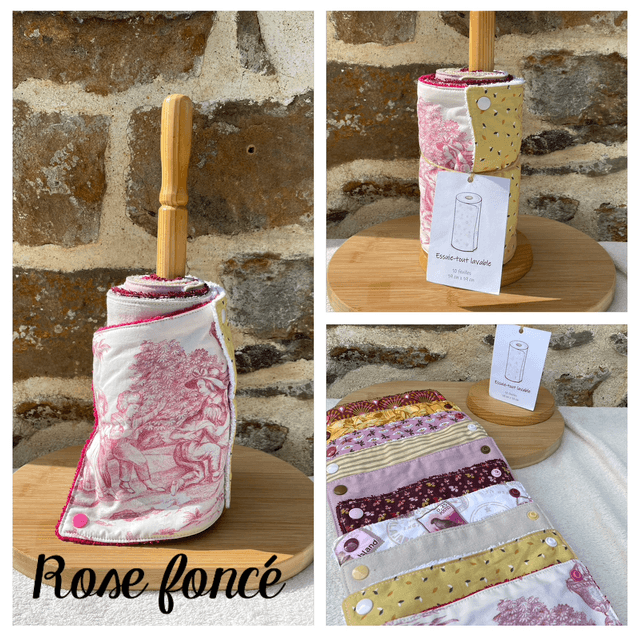 Essuie-tout lavable 10 feuilles