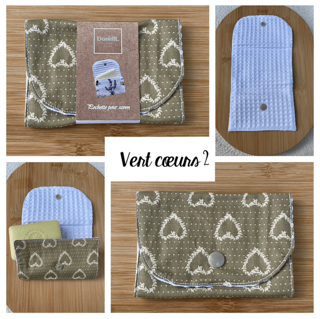 Pochette pour savon (bleu)