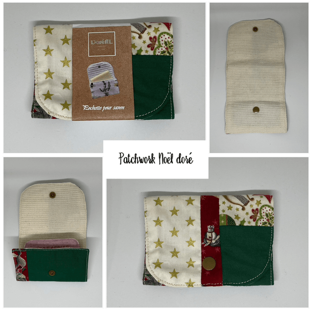 Pochette pour savon (Noël)