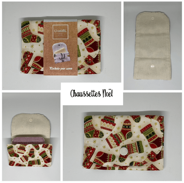 Pochette pour savon (Noël)