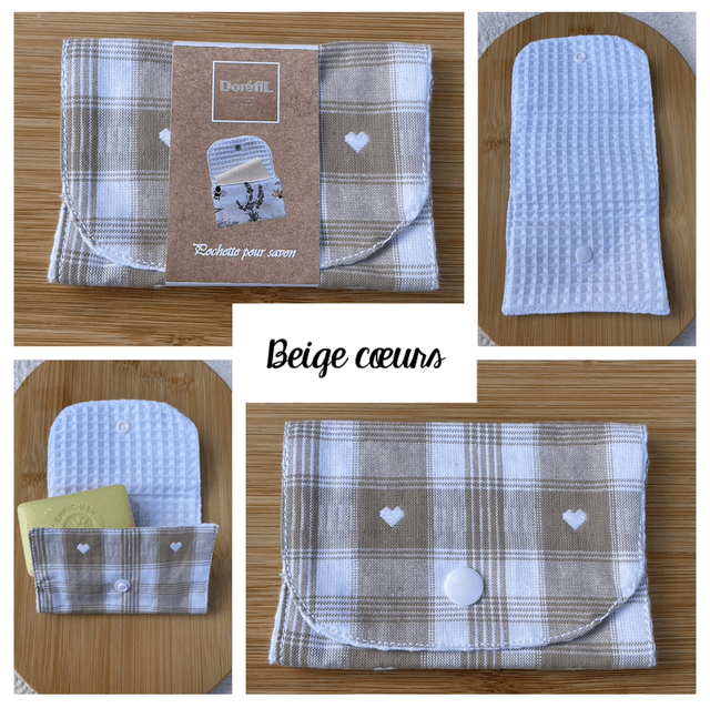 Pochette pour savon (beige)