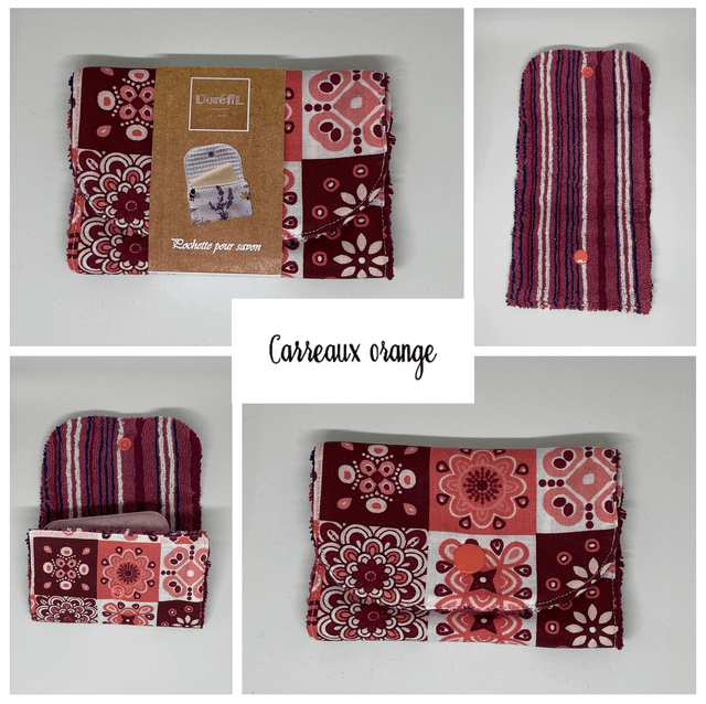 Pochette pour savon (jaune)