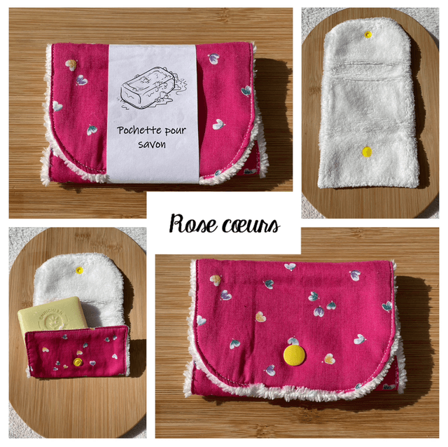 Pochette pour savon (rouge)