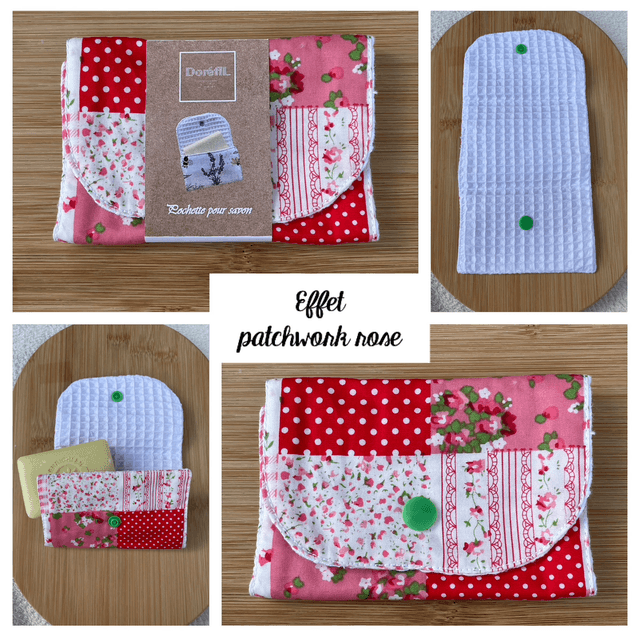 Pochette pour savon (rouge)