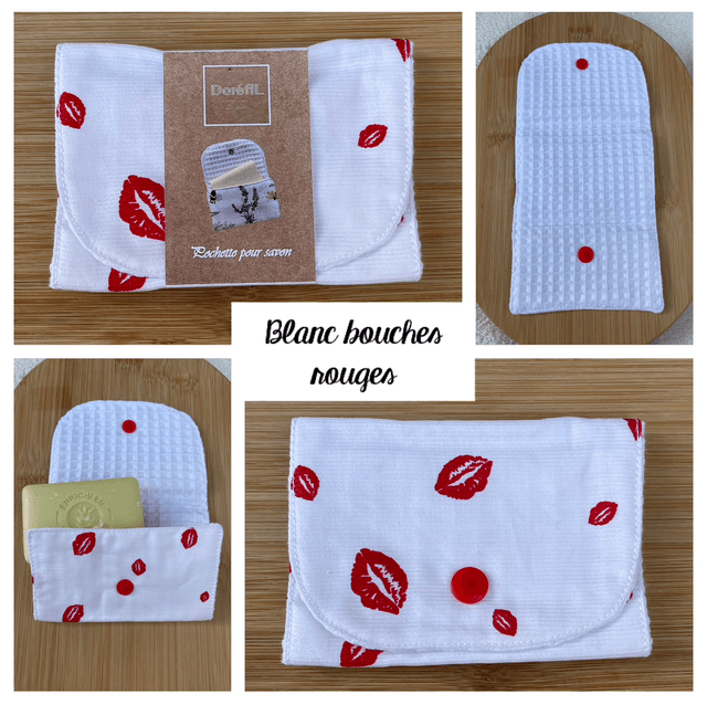 Pochette pour savon (rouge)